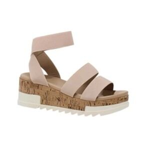 NWT Yoki Womens Brenda Beige Tan Ankle Strap Sandals Sz 8.5 Neutrals Boho Spring